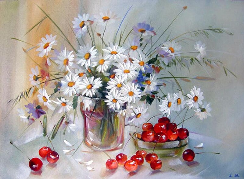 Daisies and Cherries