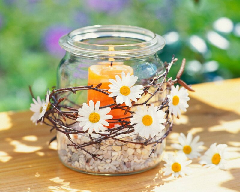 Daisy Candle Holder