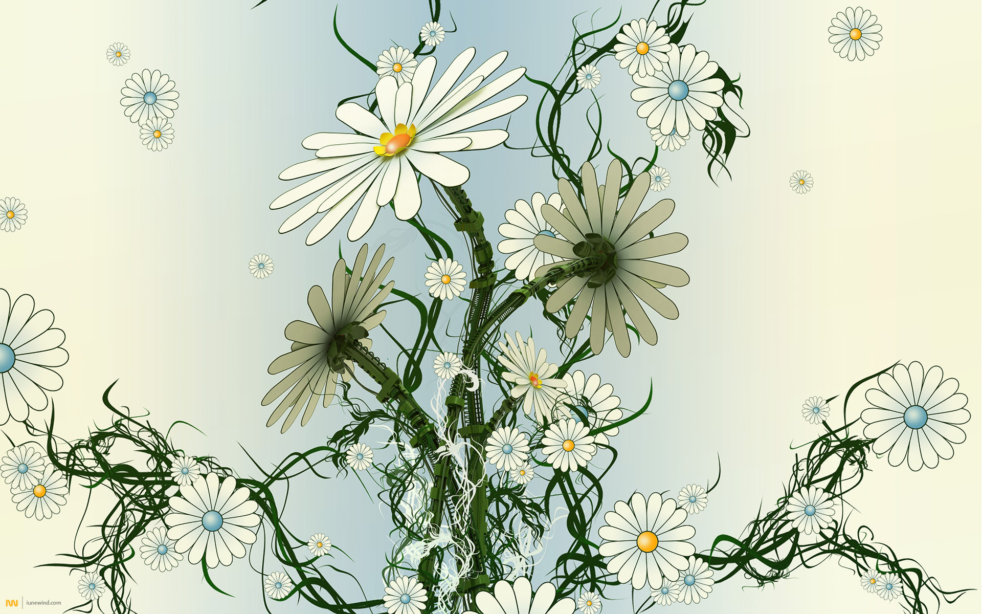 daisy floral design
