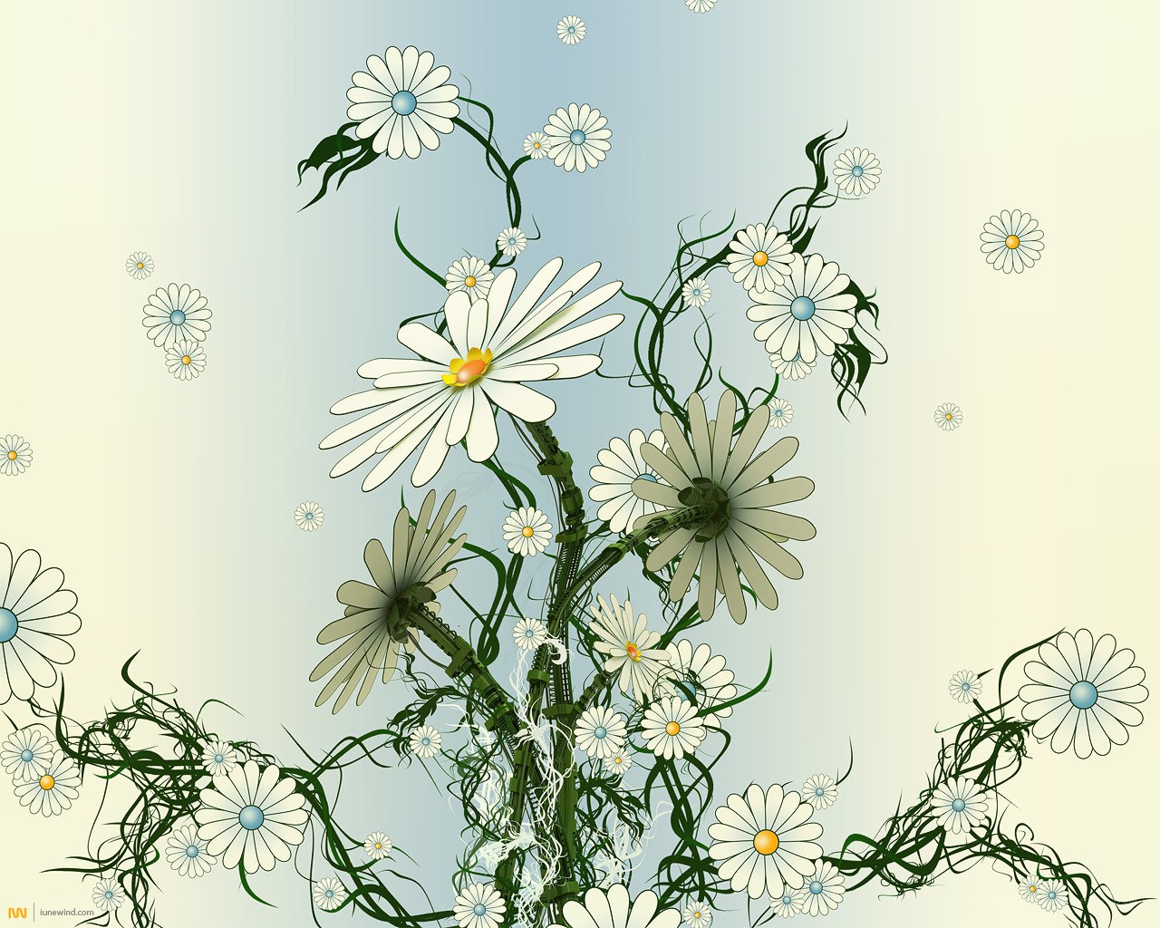 daisy floral design