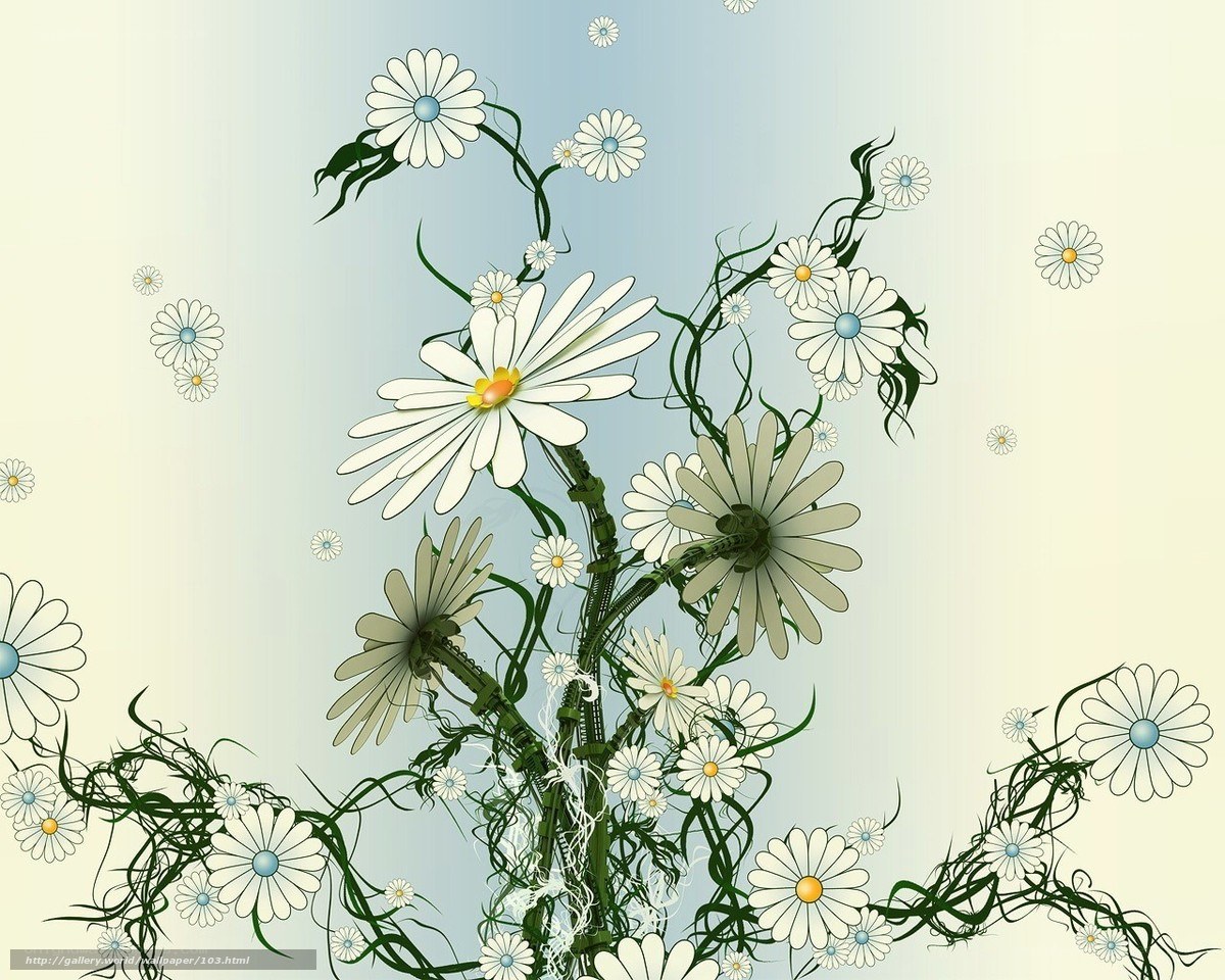 daisy floral design