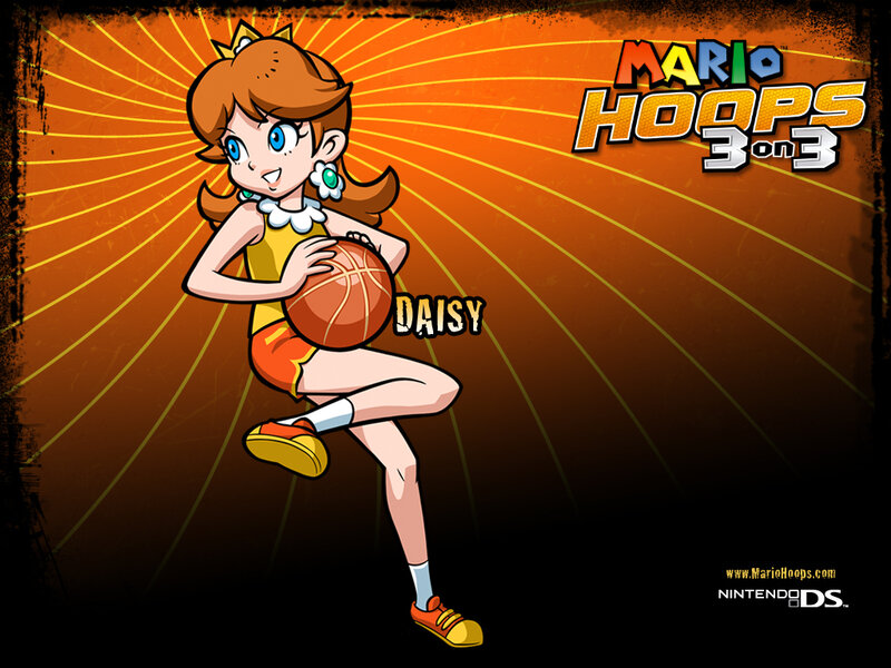 Daisy in Mario Hoops 3 on 3