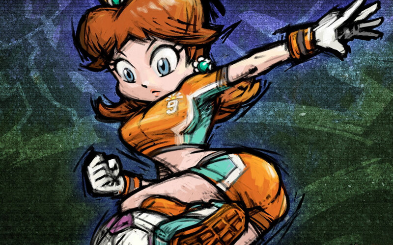 Daisy Kicking a Soccer Ball