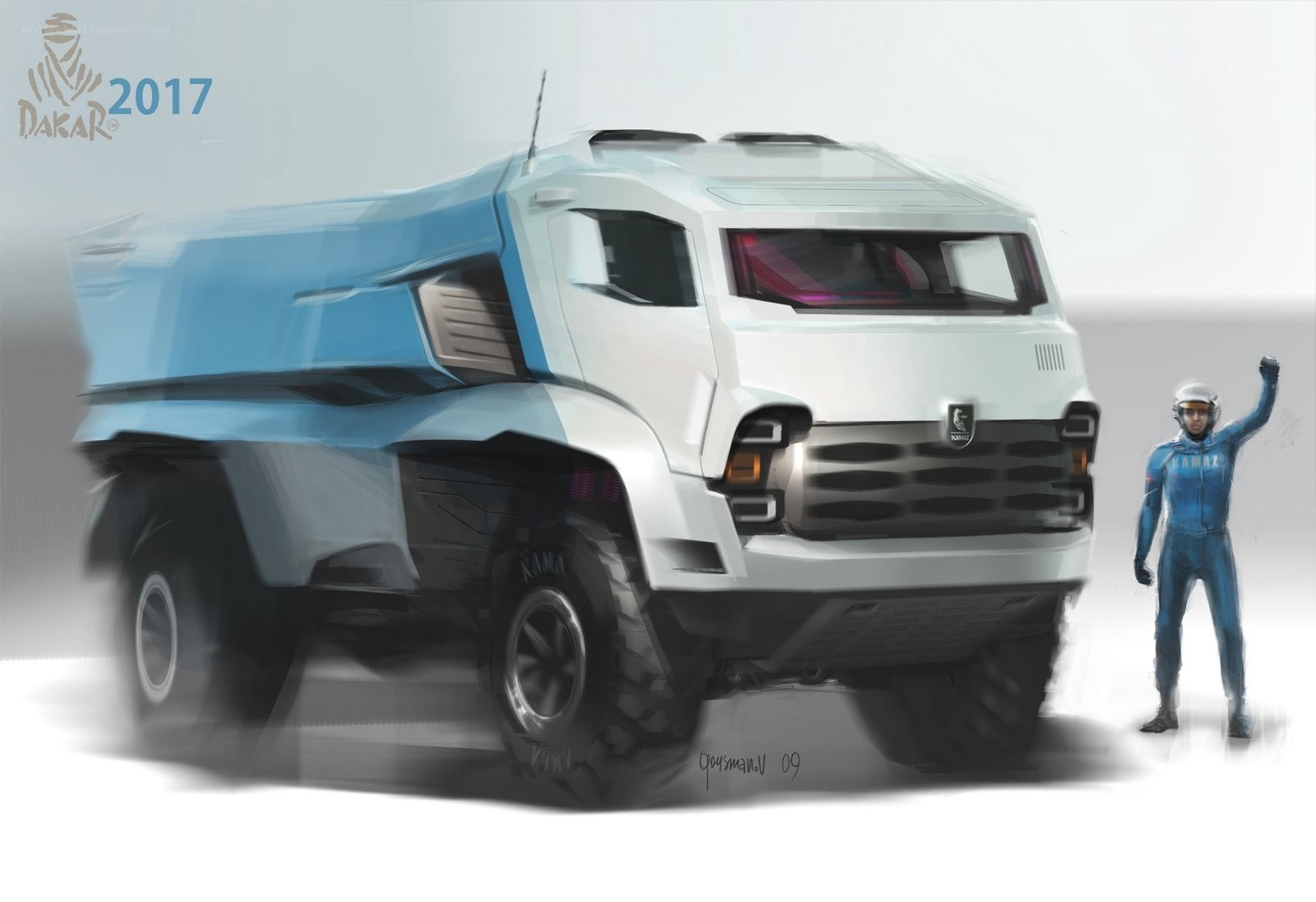 Dakar 2017 race vehicle concept