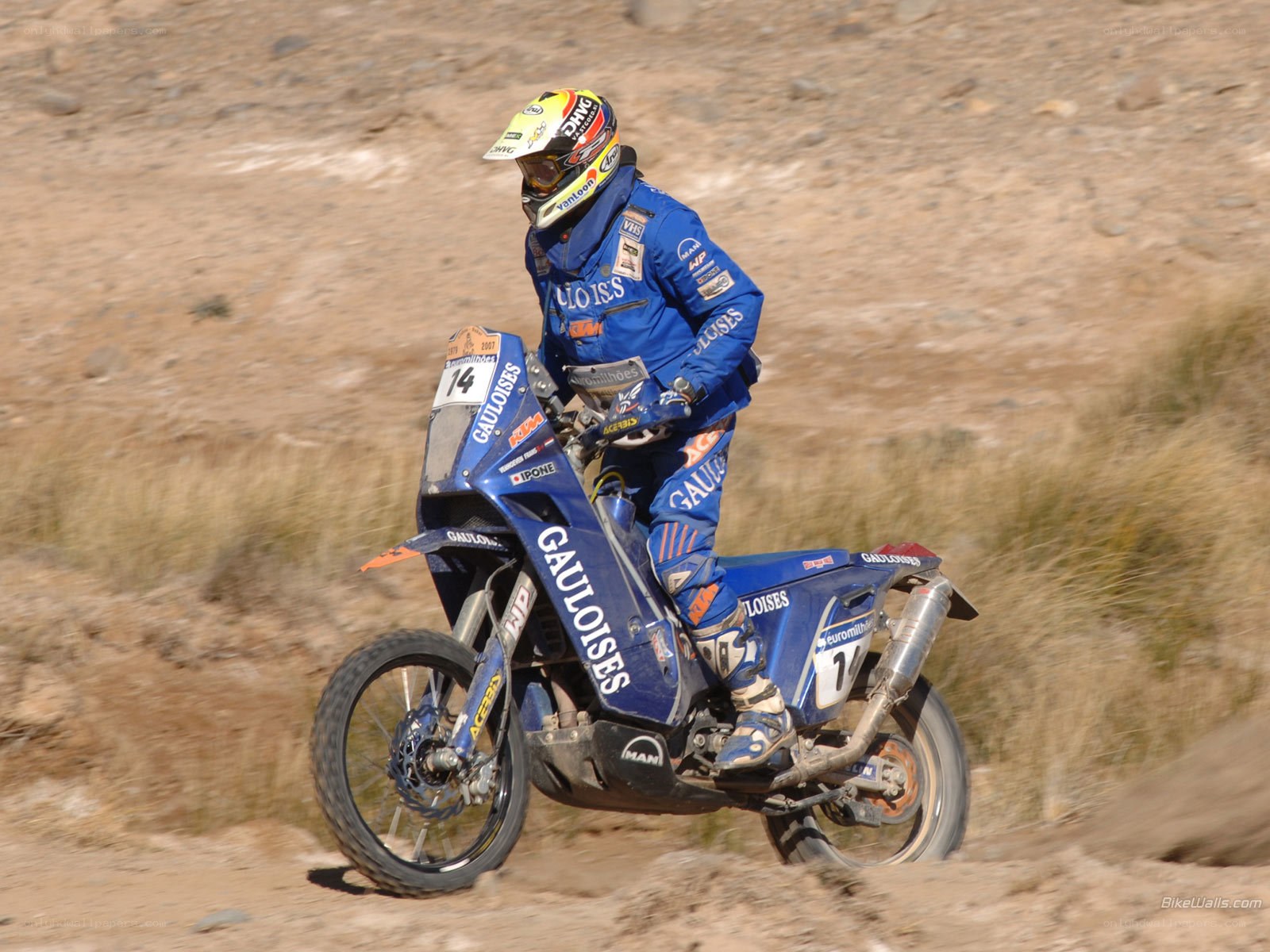 Dakar Rally motorcycle racer