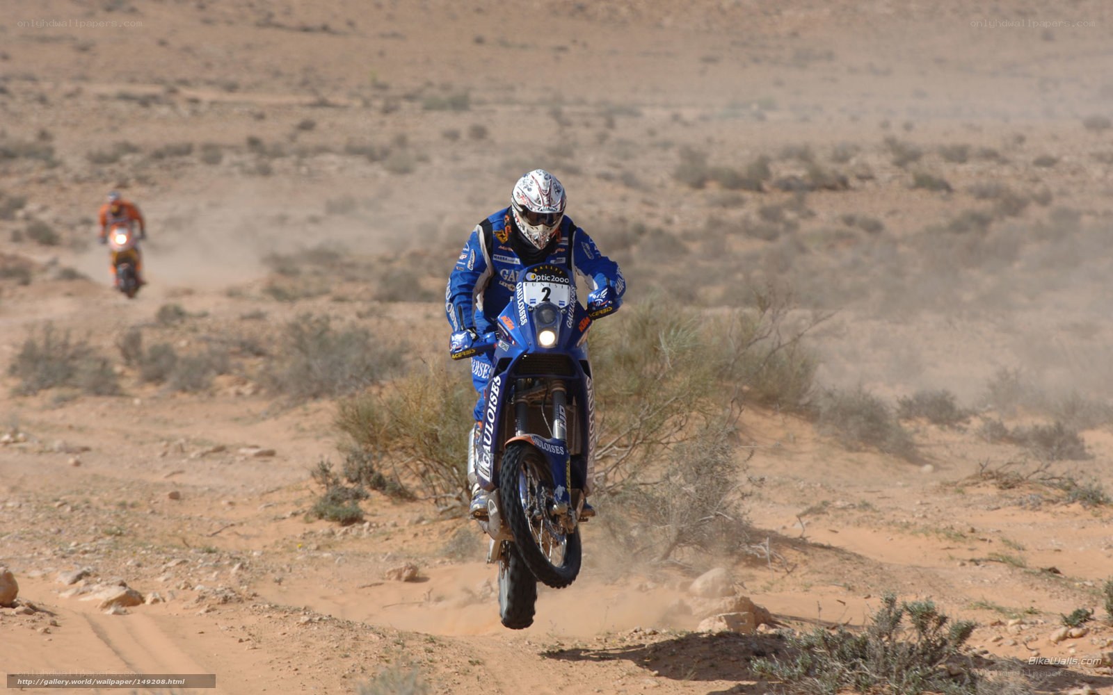 Dakar Rally motorcycle racer