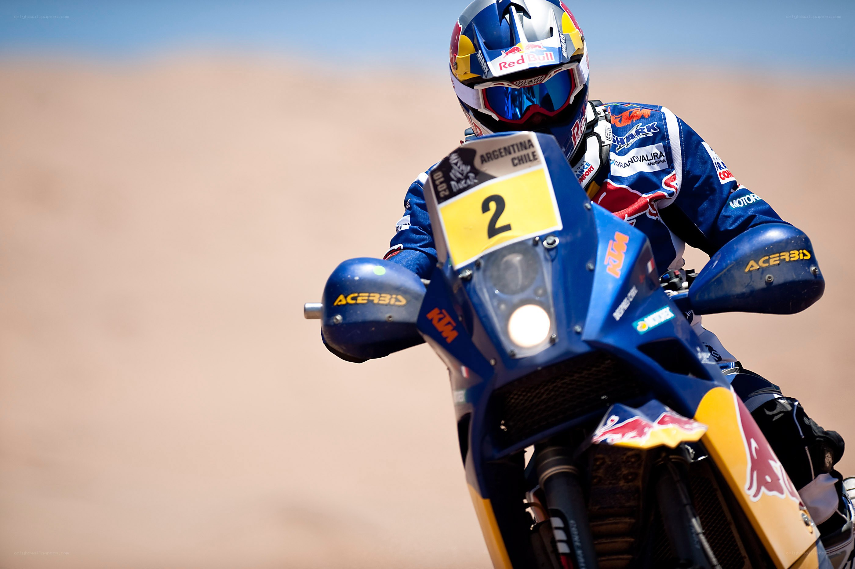 Dakar Rally motorcycle racer