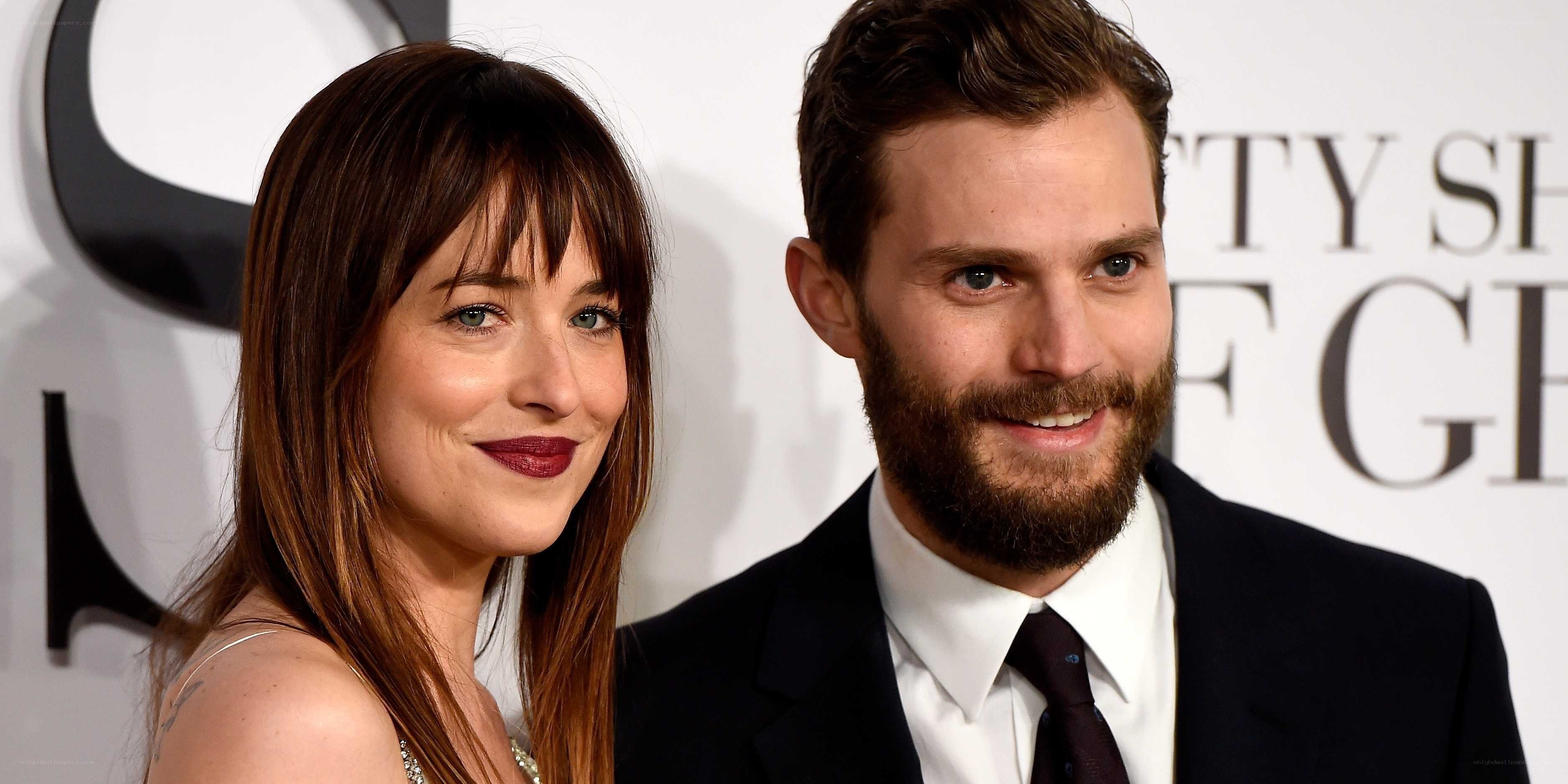 Dakota Johnson and Jamie Dornan at event