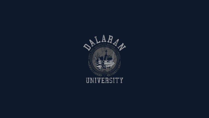 Dalaran University Logo — Dark Blue