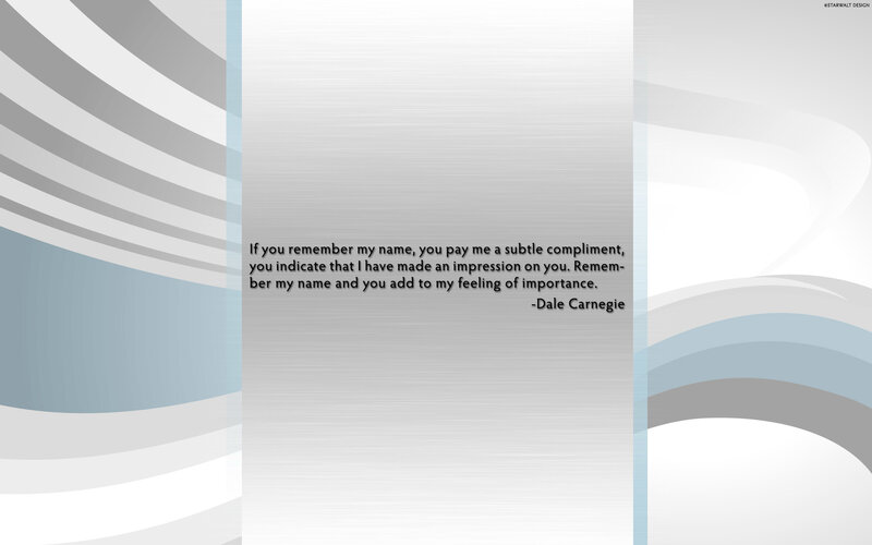 Dale Carnegie quote wallpaper