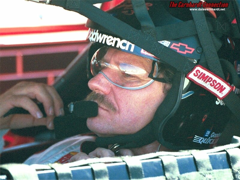Dale Earnhardt in race car