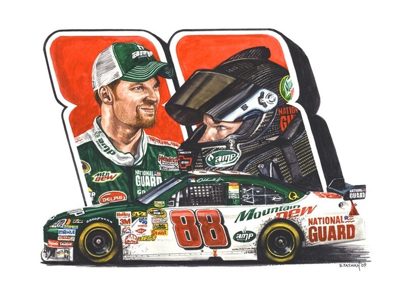 Dale Earnhardt Jr. artwork