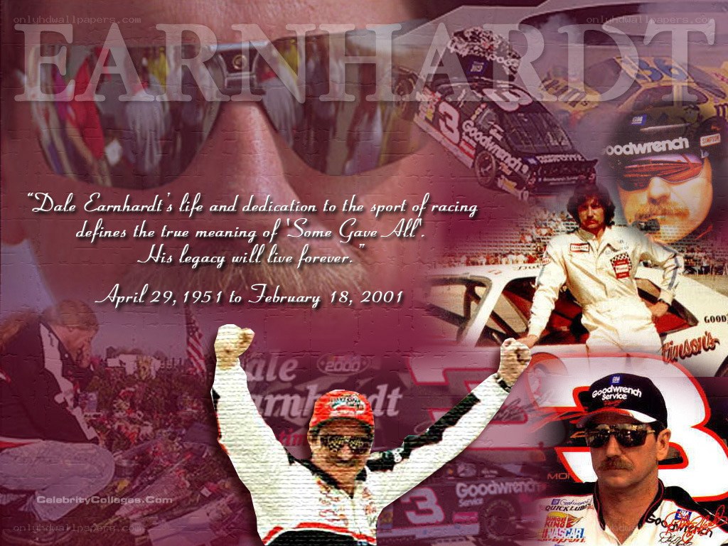 Dale Earnhardt tribute collage