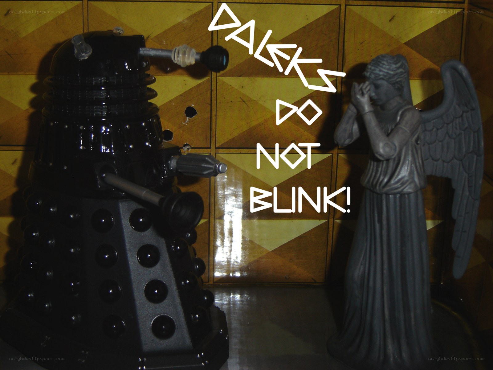 Dalek and Weeping Angel