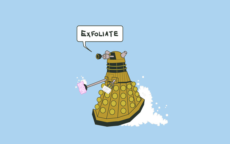 Dalek exfoliating