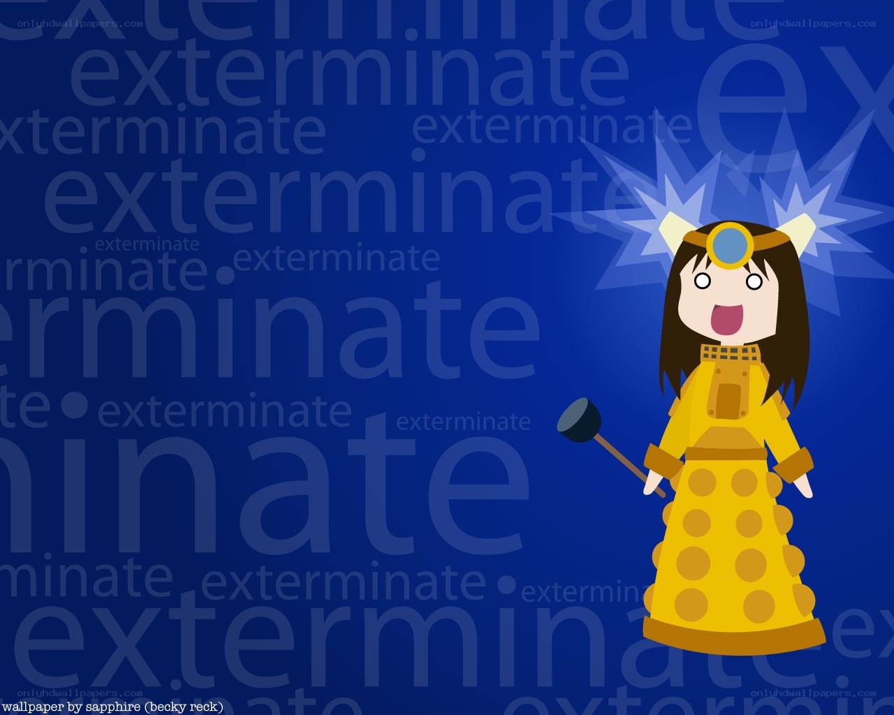 Dalek girl with hammer