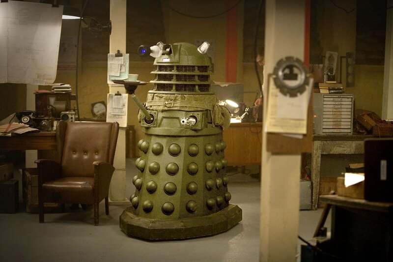 Dalek in a workshop