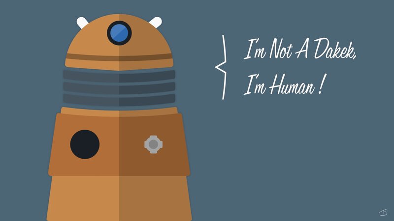 Dalek Robot — Blue