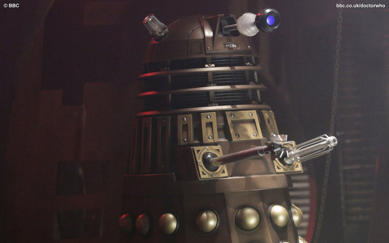 Dalek Robot — Brown, Dramatic, Photograph