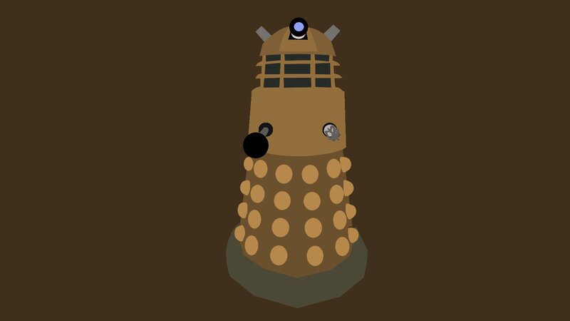Dalek Robot — Brown, Neutral