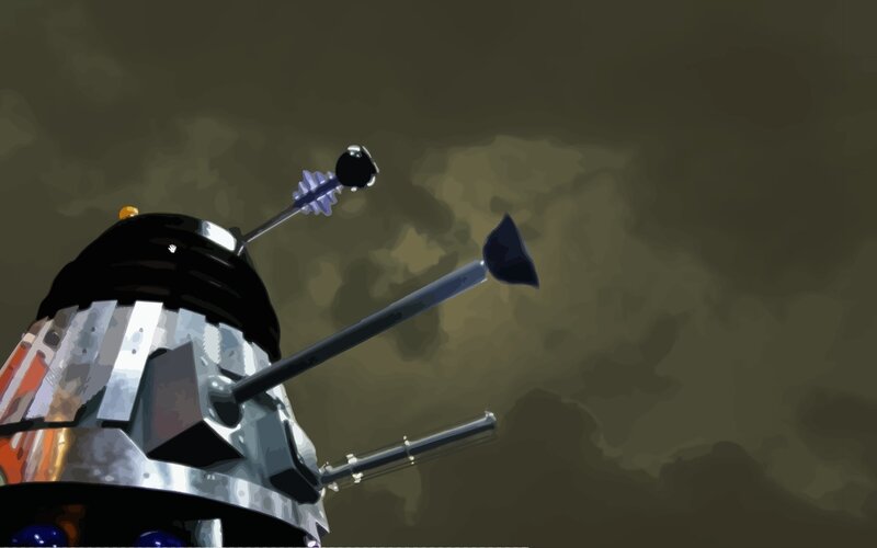 Dalek Robot — Gray
