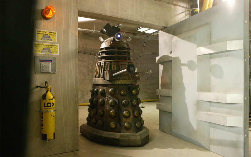 Dalek Robot in Corridor