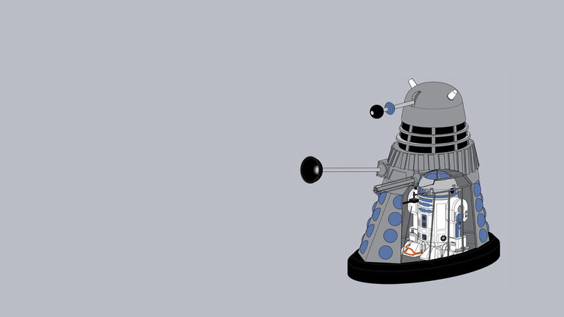 Dalek with R2-D2 inside