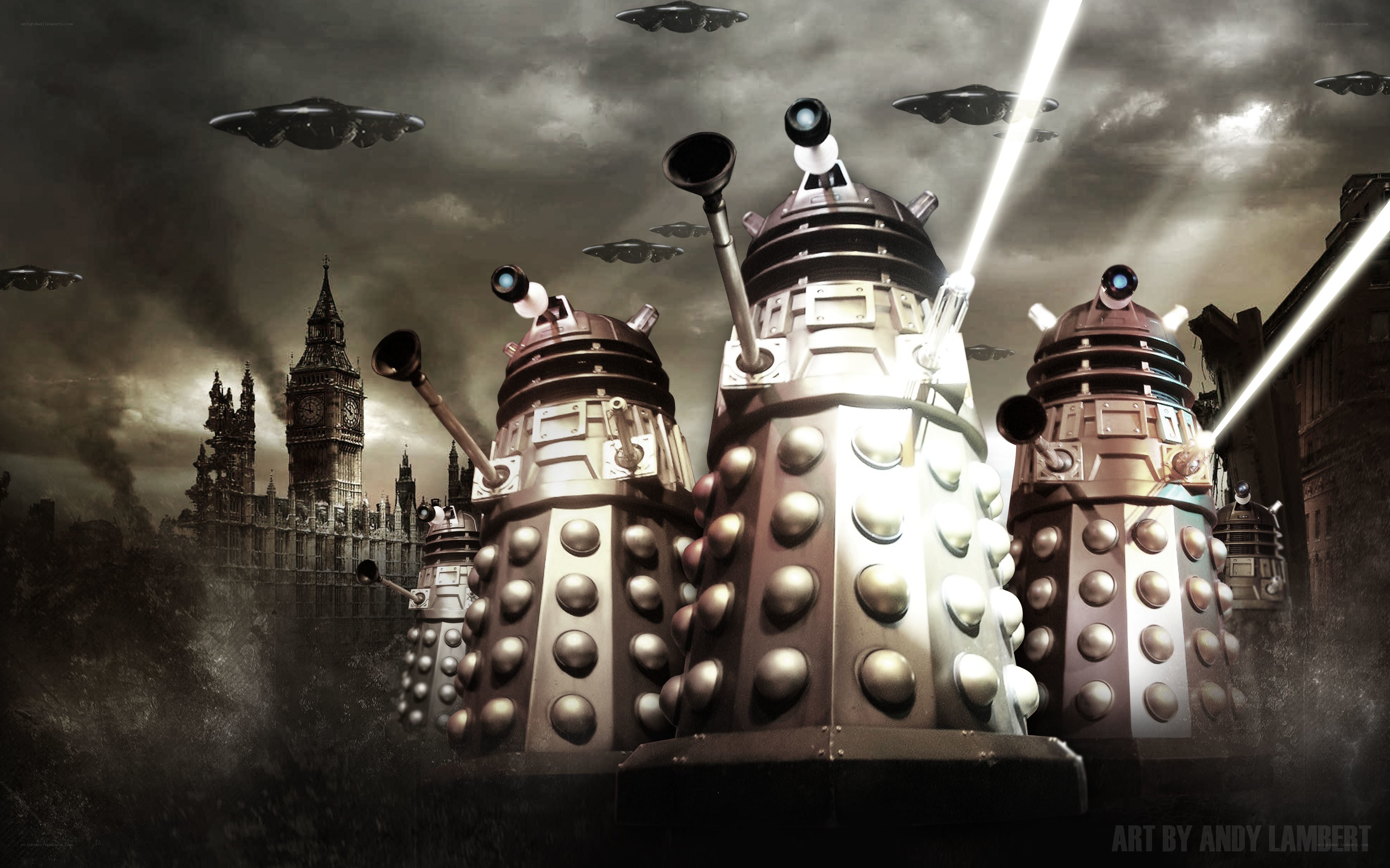 Daleks attack London
