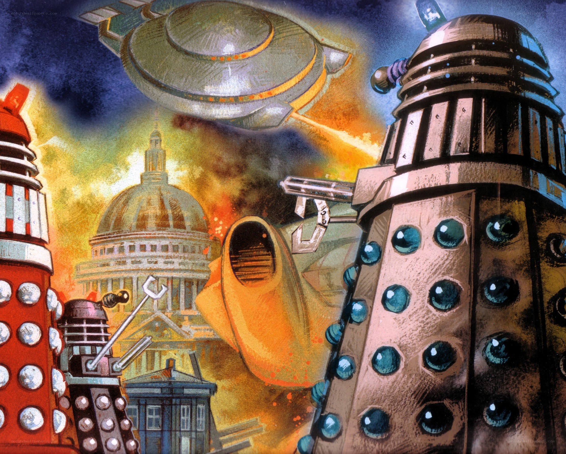 Daleks attack London