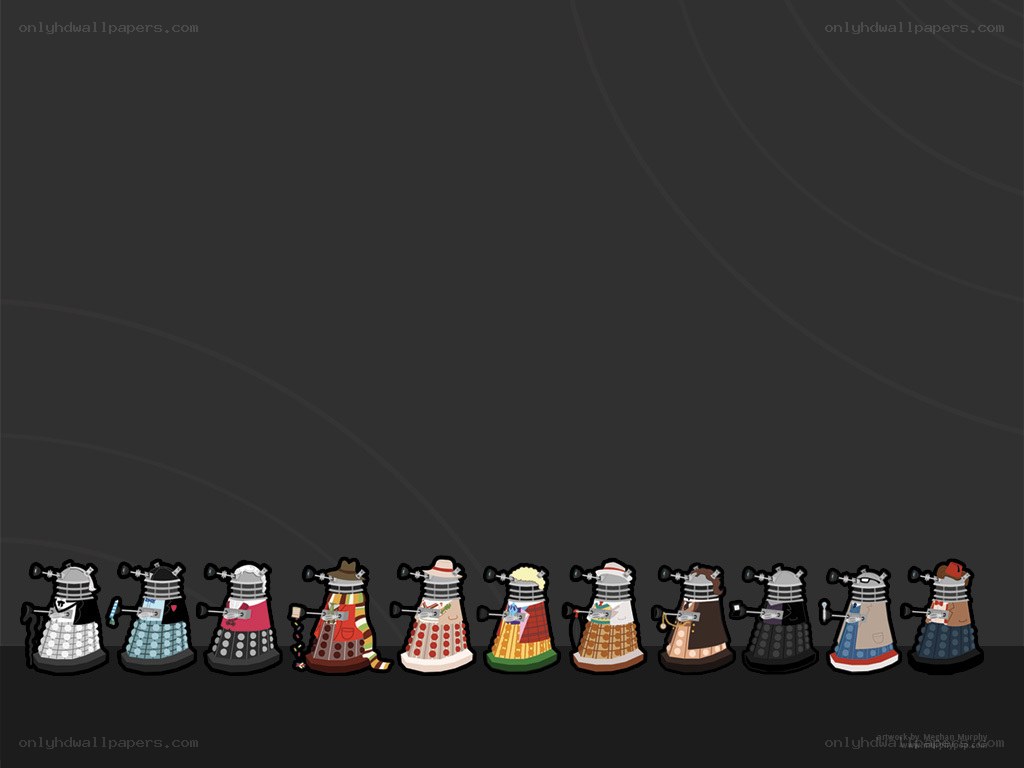 Daleks in costumes