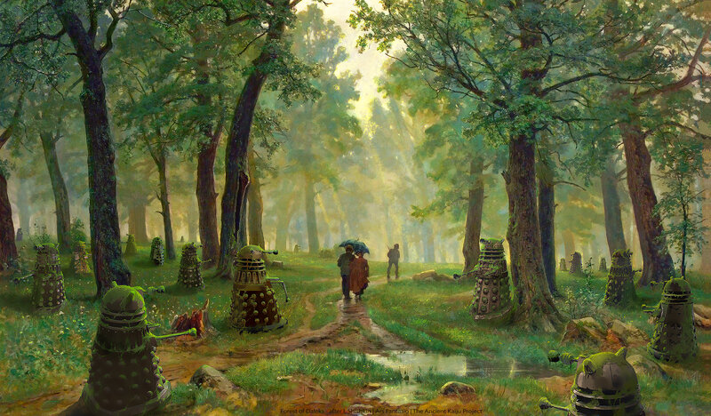 Daleks in Forest