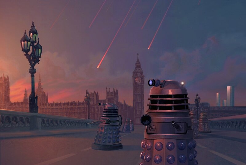 Daleks on a Bridge