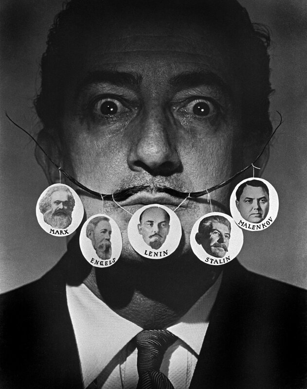 Dali with political portraits
