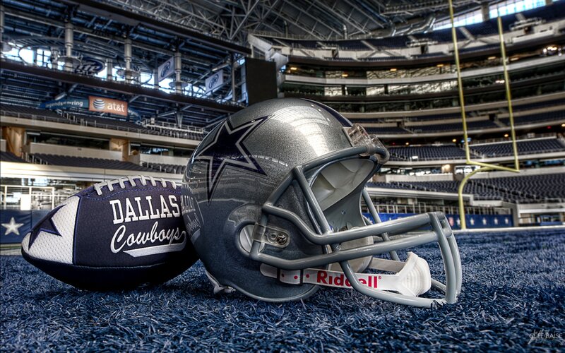 Dallas Cowboys Helmet — Blue, Serene
