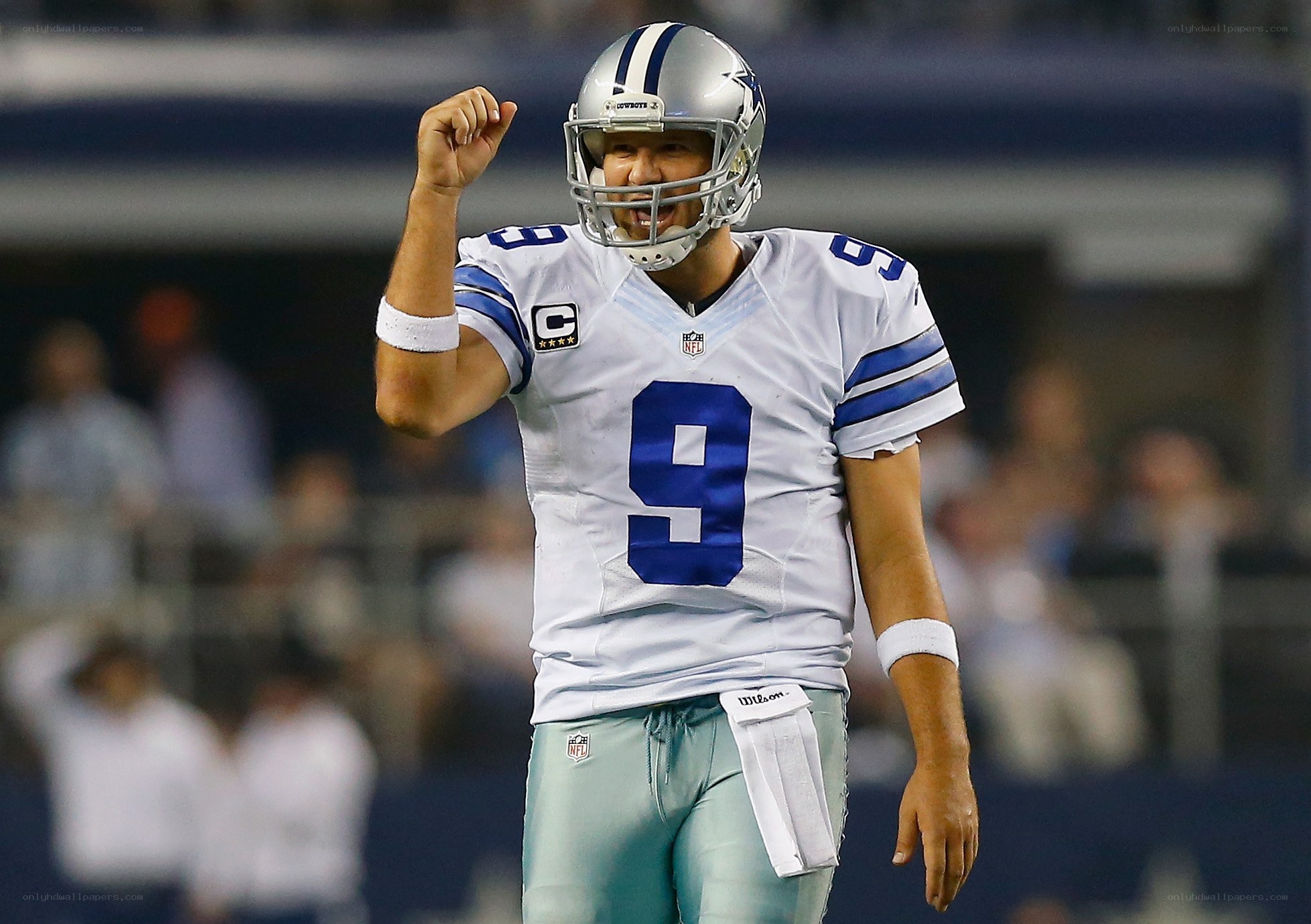 Dallas Cowboys player celebrating