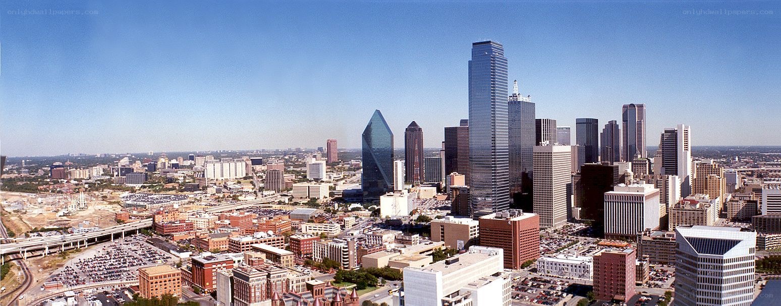 Dallas skyline panorama