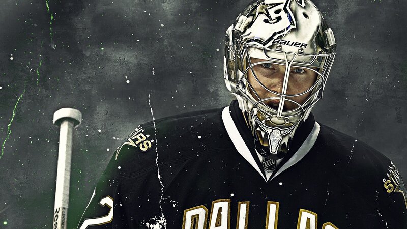Dallas Stars goalie portrait