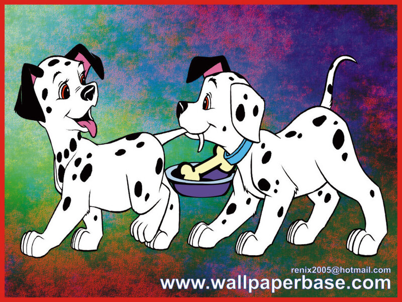 Dalmatian puppies playing