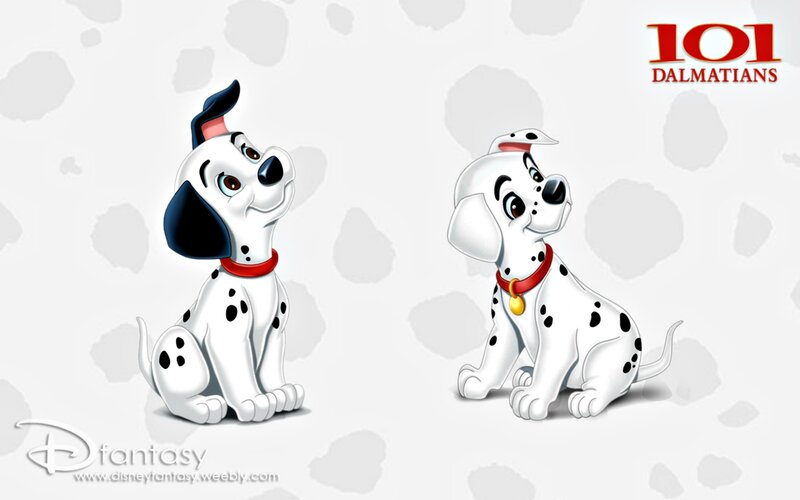 Dalmatian Puppies — White, Playful, Illustration, Collars