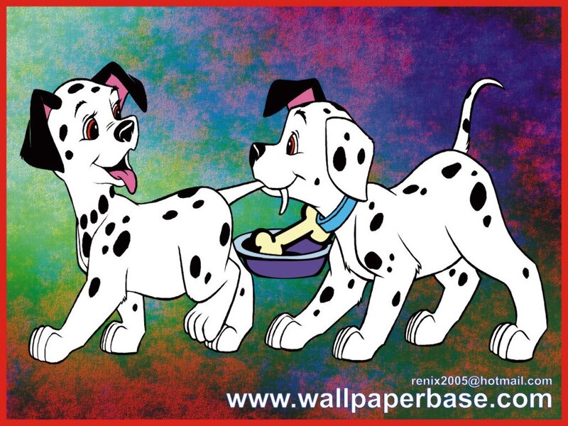Dalmatian Puppies — White, Playful, Illustration