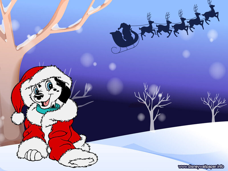 Dalmatian Puppy in Snow