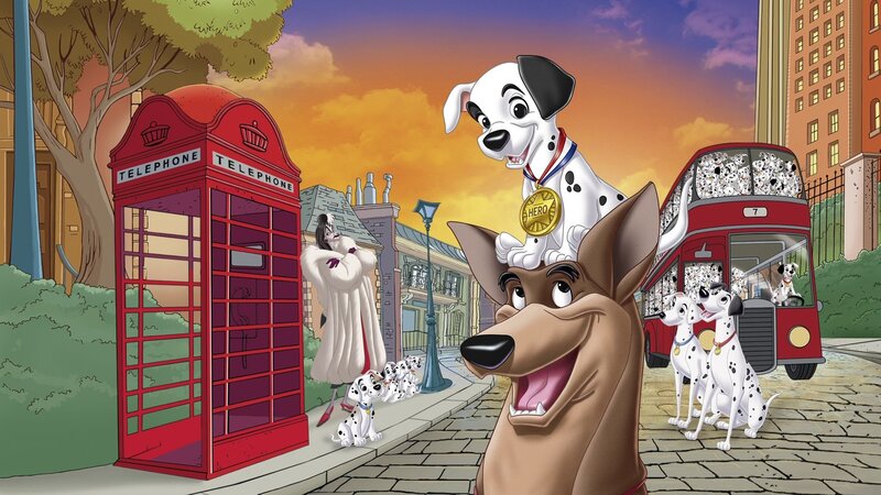 Dalmatian Puppy on Dog
