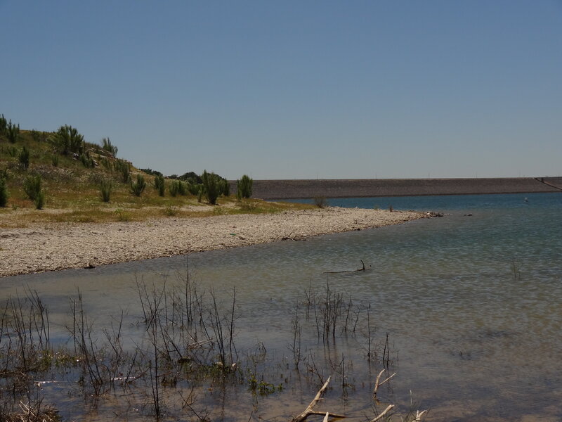 Dam and Reservoir — Blue