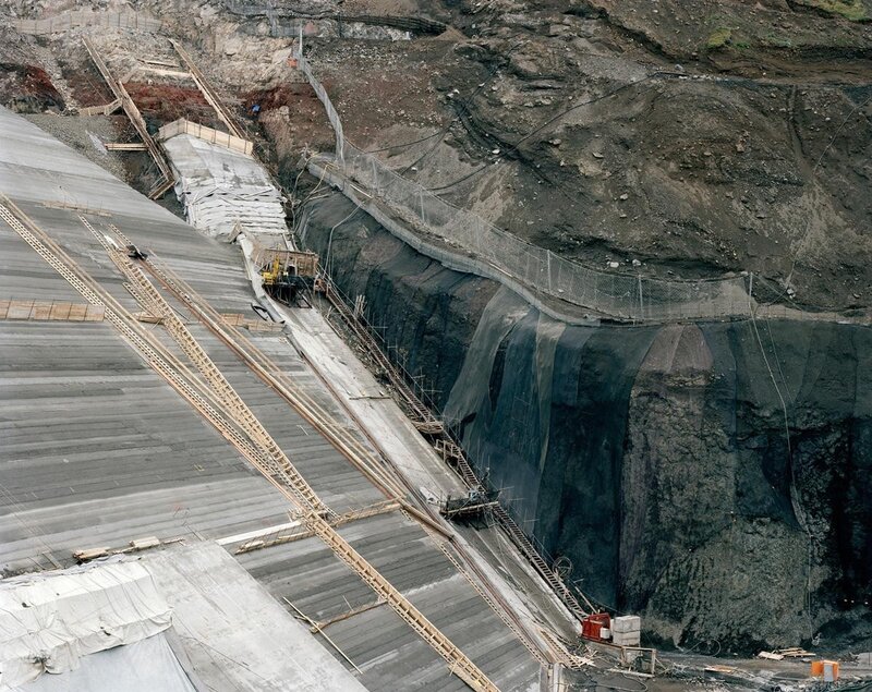 Dam Construction Site — Gray, Industrial