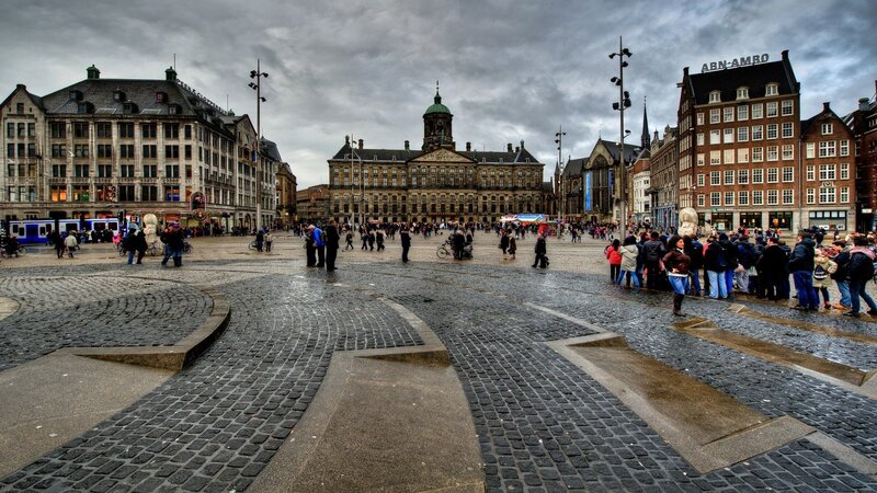 Dam Square in Amsterdam