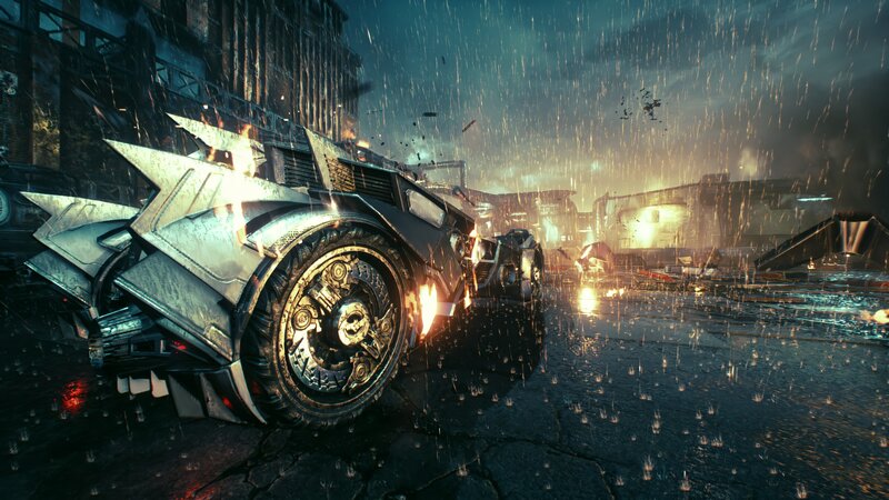 Damaged Batmobile — Black