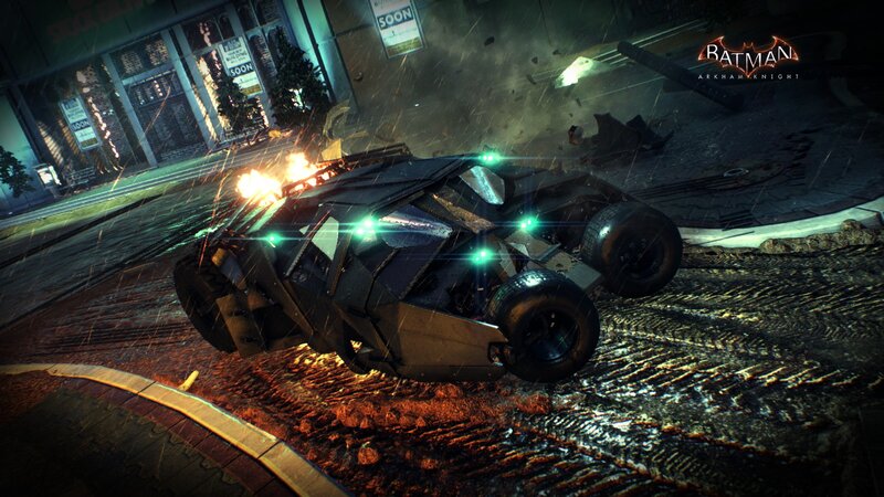 Damaged Batmobile