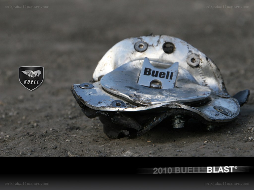 Damaged Buell motorcycle part