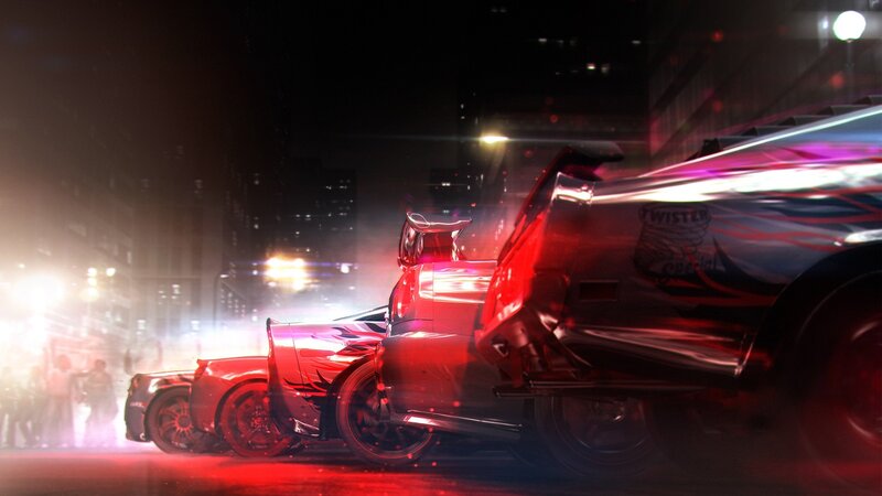 Damaged Cars in City