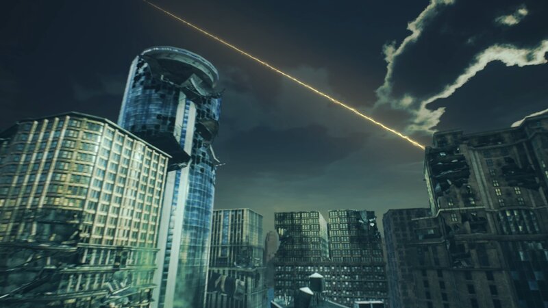 Damaged City Skyline